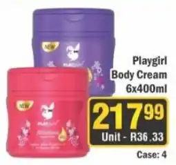 J&E Cash and Carry Playgirl Body Cream offer