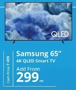 Cellucity Samsung 65" 4K QLED Smart TV offer