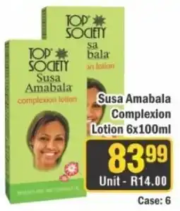 J&E Cash and Carry Top Society Susa Amabala Complexion Lotion offer