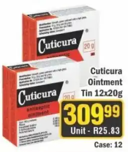 J&E Cash and Carry Cuticura Ointment offer