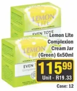 J&E Cash and Carry Lemon Lite Complexion Cream Jar offer