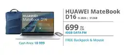 Cellucity Huawei MateBook D16 offer