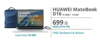 Cellucity Huawei MateBook D16 offer