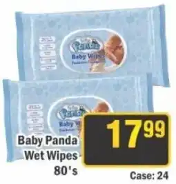J&E Cash and Carry Baby Panda Wet Wipes offer