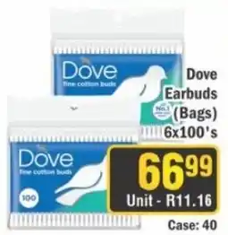 J&E Cash and Carry Dove fine cotton buds offer