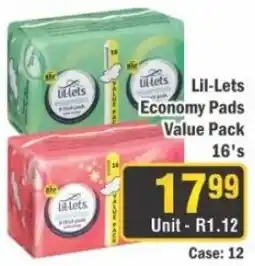 J&E Cash and Carry Lil-Lets Economy Pads offer