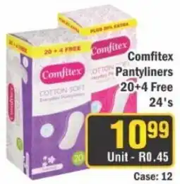 J&E Cash and Carry Comfitex Pantiliners offer