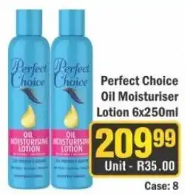 J&E Cash and Carry Perfect Choice Oil Moisturiser Lotion offer