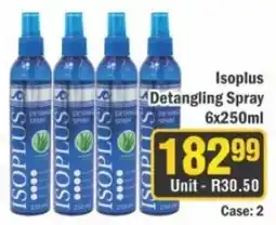 J&E Cash and Carry Isoplus Detangling Spray offer