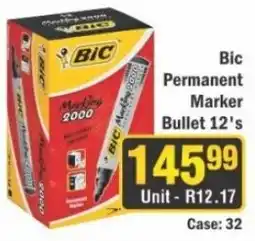 J&E Cash and Carry Bic Permanent Marker Bullet offer