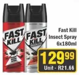 J&E Cash and Carry Fast Kill Insect Spray offer