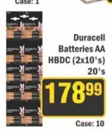 J&E Cash and Carry Duracell Batteries AA offer