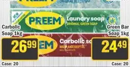 J&E Cash and Carry PREEM Laundry soap ORIGINAL GREEN SOAP offer