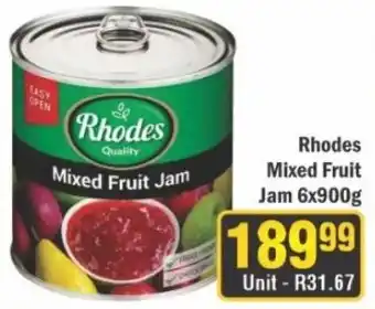 J&E Cash and Carry Rhodes Mixed Fruit Jam offer