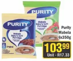 J&E Cash and Carry Purity Mabelas Soft Porridge offer