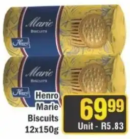 J&E Cash and Carry Henro Marie Biscuits offer