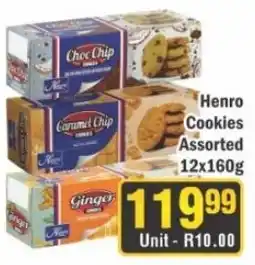 J&E Cash and Carry Henro Cookies Assorted offer