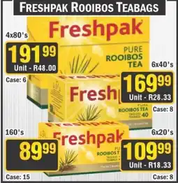 J&E Cash and Carry Freshpak Pure Rooibos Tea offer