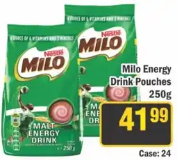 J&E Cash and Carry Milo Energy Drink Pouches offer