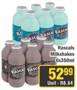 J&E Cash and Carry Rascals Milkshakes offer