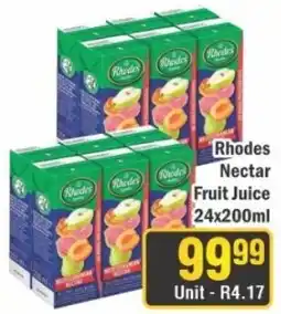 J&E Cash and Carry Rhodes Nectar Fruit Juice offer