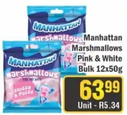 J&E Cash and Carry Manhattan Marshmallows Pink & White offer