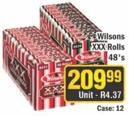 J&E Cash and Carry Wilson's XXX Rolls offer