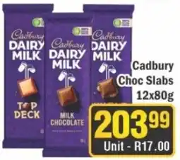 J&E Cash and Carry Cadbury Dairy Milk Choc Slabs offer