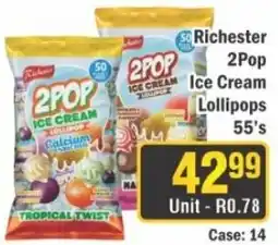 J&E Cash and Carry Richester 2Pop Ice Cream Lollipops offer
