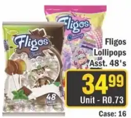 J&E Cash and Carry Fligos Lollipops Assorted offer