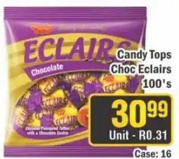 J&E Cash and Carry Candy Tops Eclairs Chocolate offer