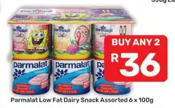 Pick n Pay Parmalat Low Fat Dairy Snack Assorted 6 x 100g offer