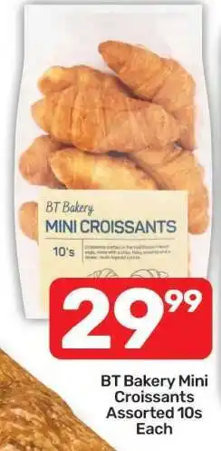 Pick n Pay BT Bakery Mini Croissants Assorted 10s Each offer
