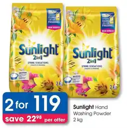 Clicks Sunlight Hand Washing Powder offer