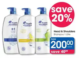 Clicks Head & Shoulders Shampoo offer