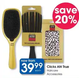 Clicks Afri True Detangling Brush offer
