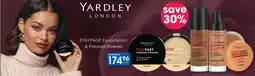 Clicks Yardley Stayfast Foundation & Pressed Powder offer