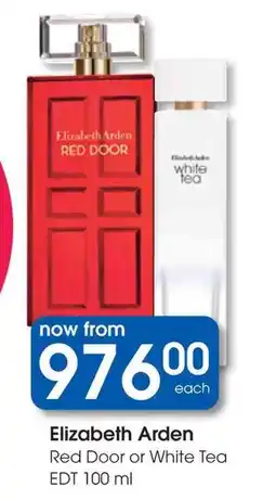 Clicks Elizabeth Arden Red Door or White Tea offer