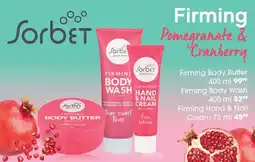 Clicks Firming Body Butter SorbET offer