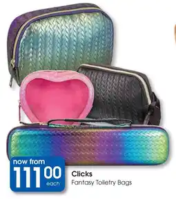 Clicks Clicks Fantasy Toiletry Bags offer