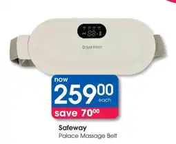 Clicks Safeway Palace Massage Belt offer
