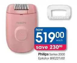 Clicks Philips Series 2000 Epilator offer