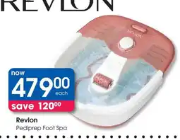 Clicks Revlon Pediprep Foot Spa offer