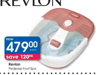 Clicks Revlon Pediprep Foot Spa offer