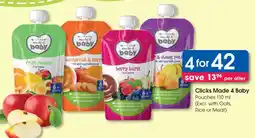 Clicks Clicks Made 4 Baby Pouches offer