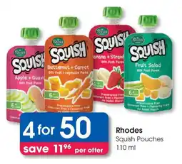 Clicks Rhodes Squish Pouches offer
