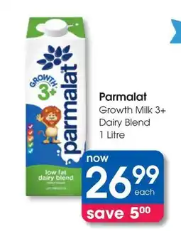 Clicks Parmalat Growth Milk 3+ Dairy Blend offer