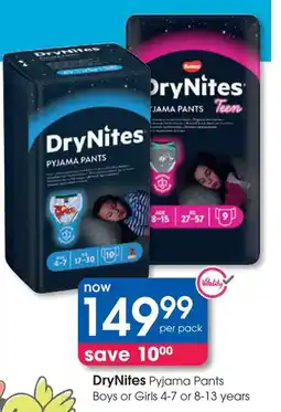 Clicks DryNites Pyjama Pants offer