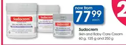Clicks Sudocrem Skin and Baby Care Cream offer