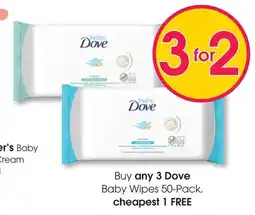 Clicks Dove Baby Wipes offer